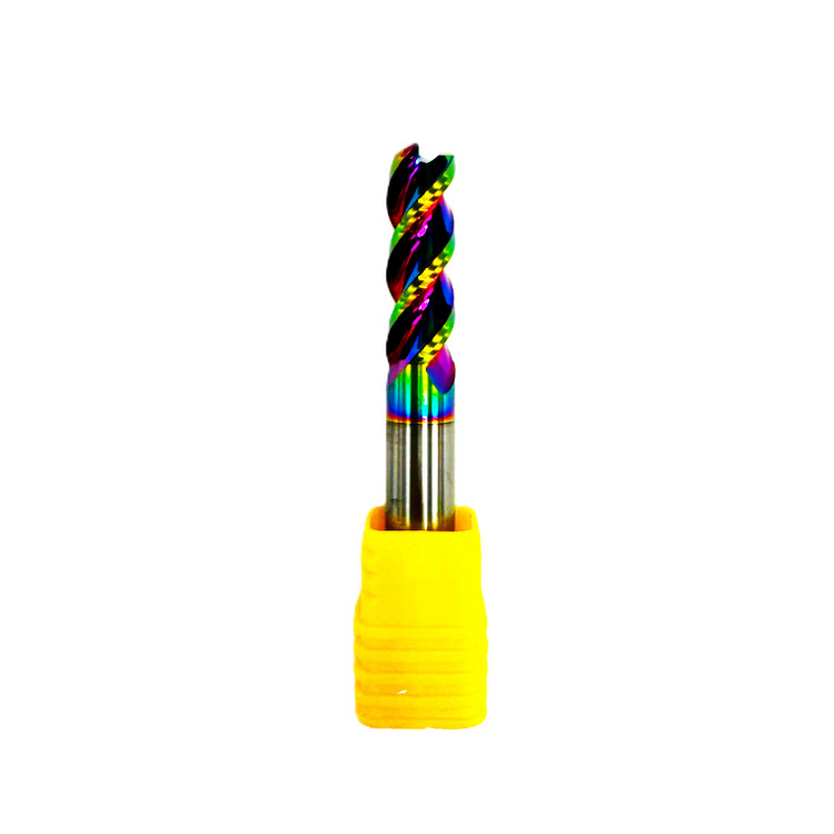 فرز انگشتی آلومینیوم تراش برند AZ مدل HRC55 Endmill for Alu-3F-8.0*24*8D*60L