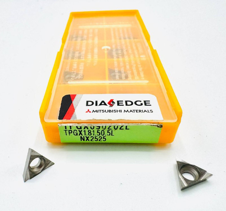 اینسرت تراشکاری TPGX090202L برند Mitsubishi اصل اسپانیا تحت لایسنس ژاپن | ابزار برش صنعتی حرفهای