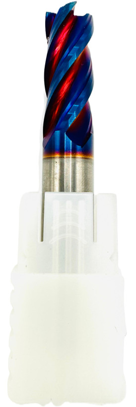 فرز انگشتی فلت برند HRC65-12*12D*75L*4F AZ