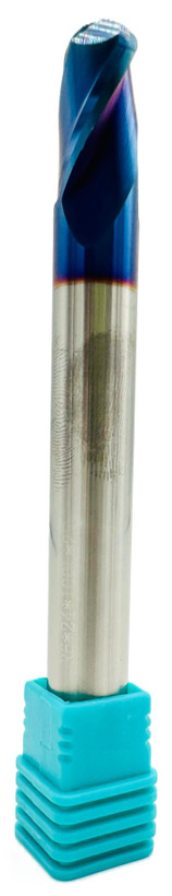 فرز انگشتی بال نوز / سر گرد (Ball Nose End Mill) R6 X 100L X 2T HRC65