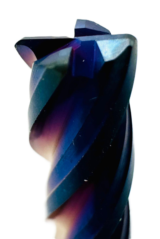 فرز انگشتی گوشه گرد / توروس (Corner Radius / Torus End Mill) 6R0.5 X 75L X 4T HRC65