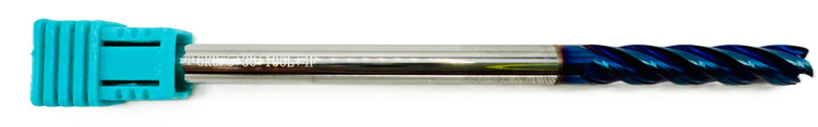 فرز انگشتی گوشه گرد / توروس (Corner Radius / Torus End Mill) 6R0.5 X 100L X 4T HRC65