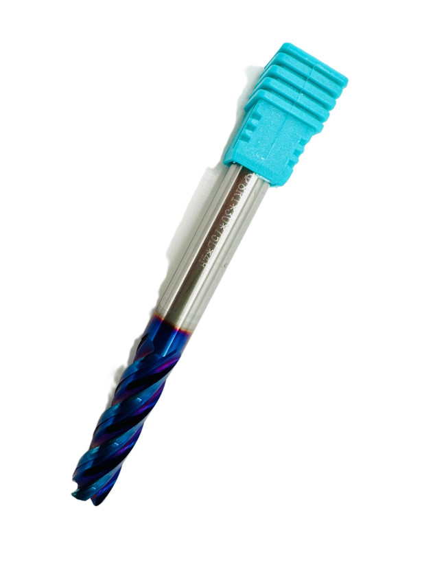 فرز انگشتی گوشه گرد / توروس (Corner Radius / Torus End Mill) 8R1 X 75L X 4T HRC65