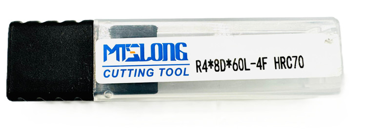 فرز انگشتی بال نوز (Ball Nose / Spherical End Mill) R4