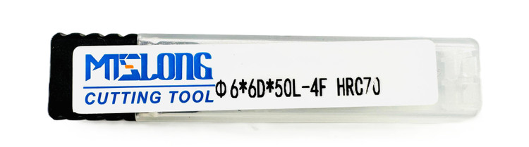 فرز انگشتی فلت 6mm / سرتخت (Square/Flat End Mill)