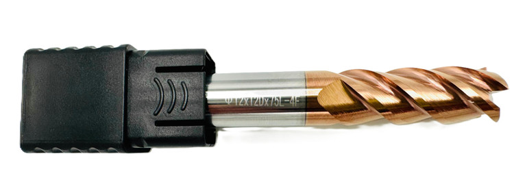 فرز انگشتی فلت 12mm/ سرتخت (Square/Flat End Mill)