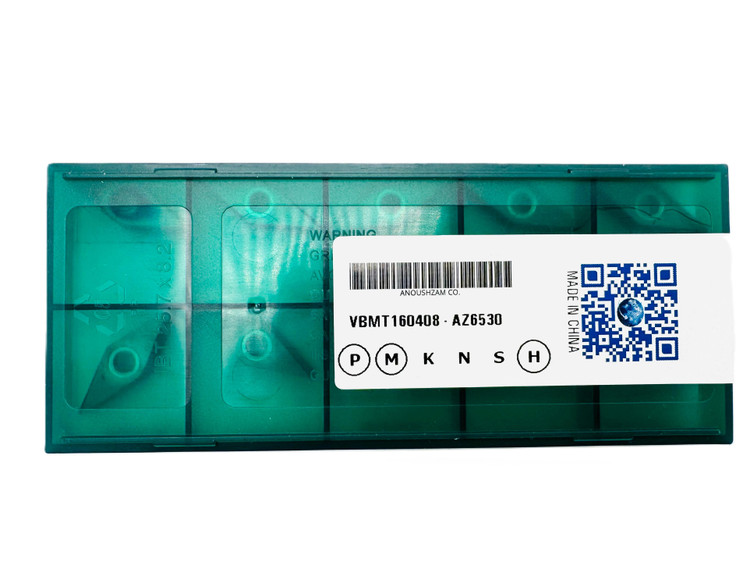 اینسرت تراشکاری برند AZ مدل (Turning Insert) VBMT160408-AZ6530