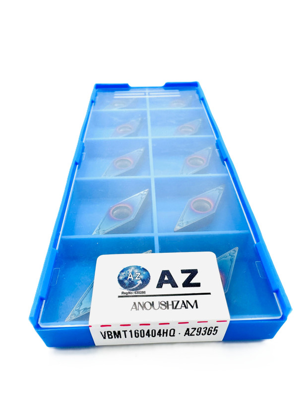اینسرت تراشکاری برند AZ مدل (Turning Insert) VBMT160404HQ-AZ9365