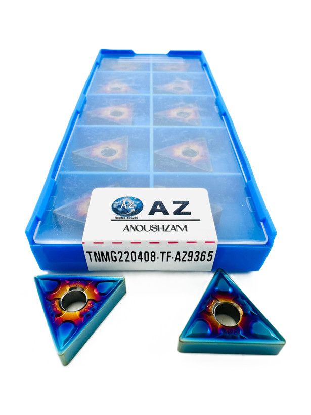 اینسرت تراشکاری برند AZ مدل (Turning Insert) TNMG220408-TF AZ9365