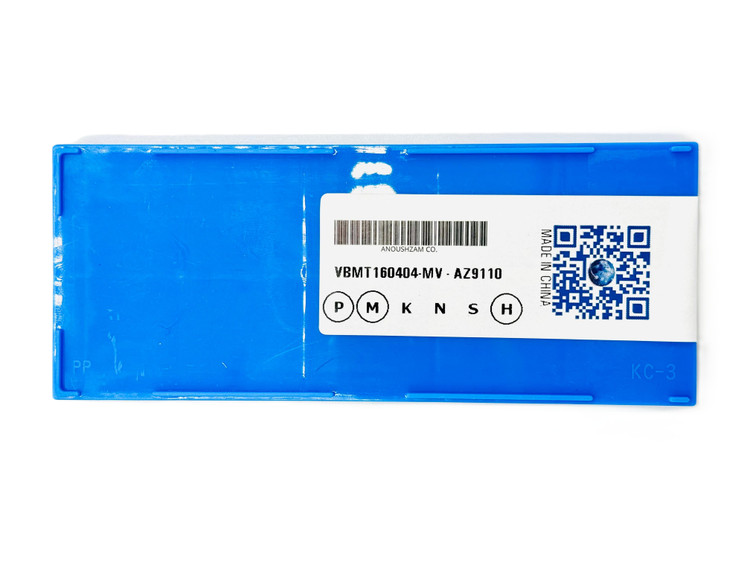 اینسرت تراشکاری برند AZ مدل (Turning Insert) VBMT160404MV-AZ9110