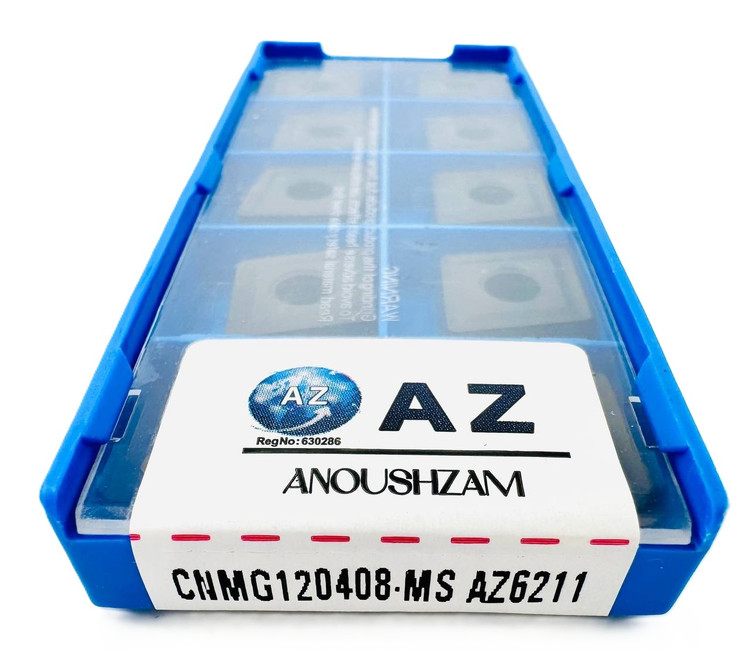اینسرت تراشکاری برند AZ مدل CNMG120408-MS AZ6211
