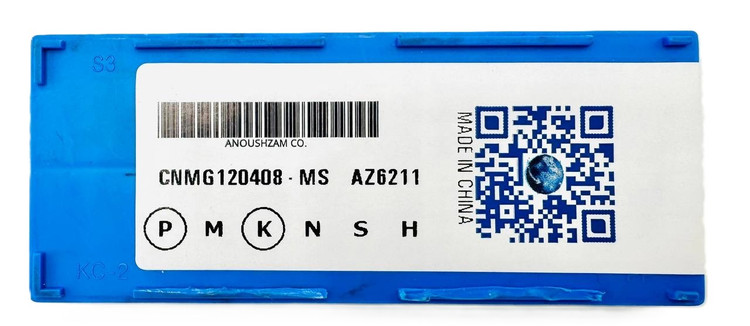 اینسرت تراشکاری برند AZ مدل CNMG120408-MS AZ6211