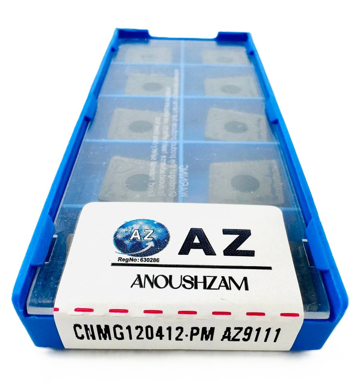 اینسرت تراشکاری برند AZ مدل CNMG120412-PM AZ9111