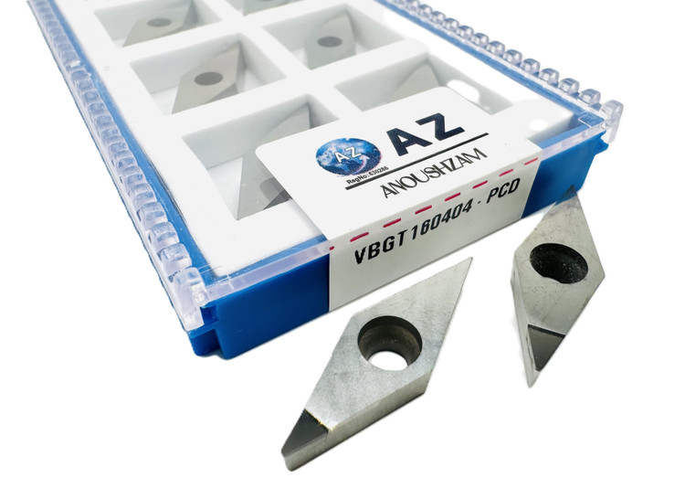 اینسرت تراشکاری برند AZ مدل VBGT160404-PCD