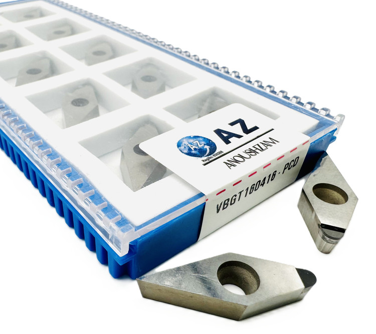 اینسرت تراشکاری برند AZ مدل (Turning Insert) VBGT160416-PCD