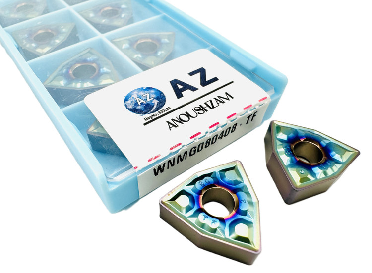 اینسرت تراشکاری برند AZ مدل WNMG080408-TF AZ6530