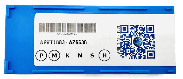 اینسرت تراشکاری برند AZ مدل APKT1003 AZ6530