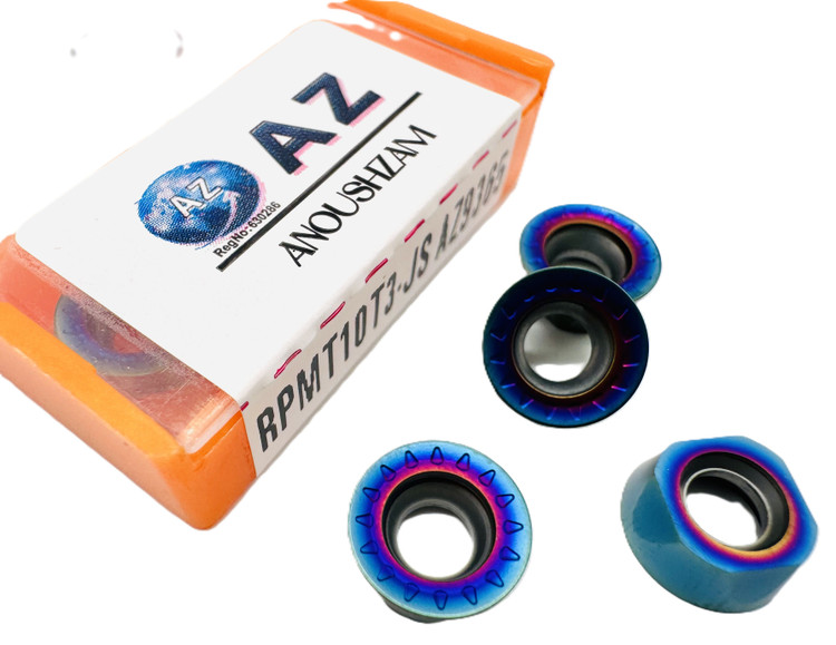 اینسرت تراشکاری برند AZ مدل RPMT10T3-JS AZ9365