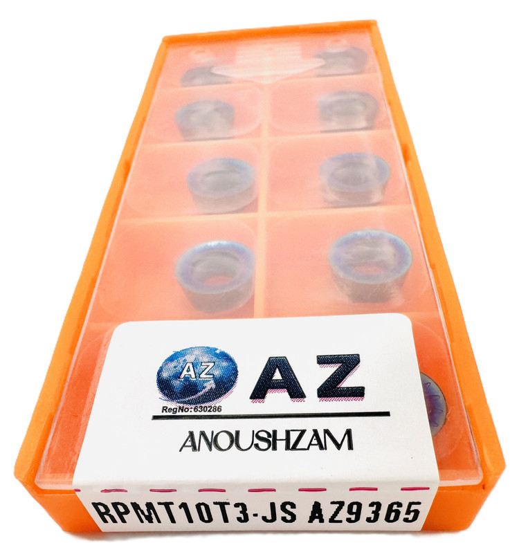 اینسرت تراشکاری برند AZ مدل RPMT10T3-JS AZ9365
