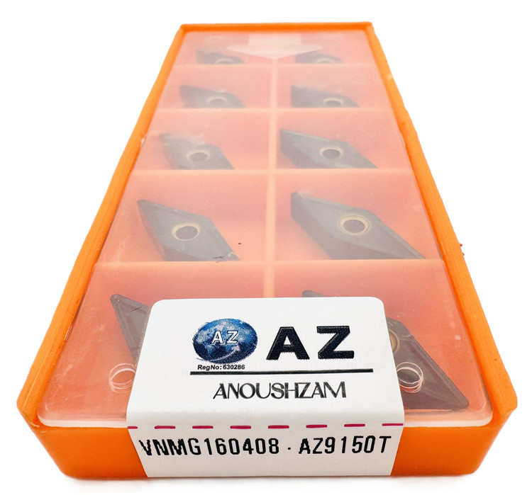 اینسرت تراشکاری برند AZ مدل VNMG160408 AZ9150T