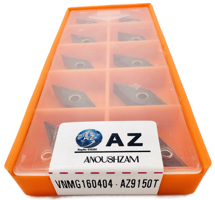 اینسرت تراشکاری برند AZ مدل VNMG160404 AZ9150T