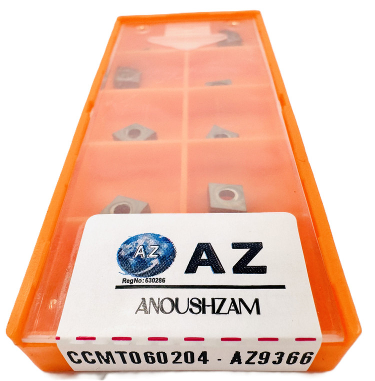 اینسرت تراشکاری برند AZ مدل CCMT060204 AZ9366