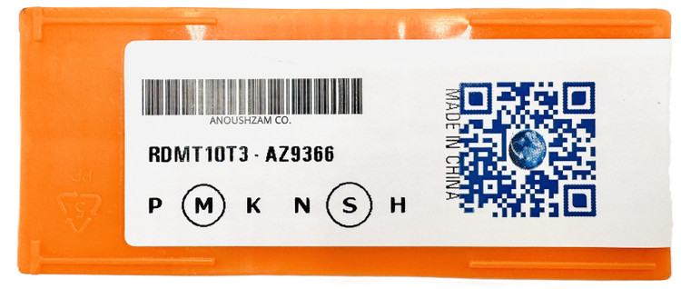 اینسرت تراشکاری برند AZ مدل RDMT10T3 AZ9366