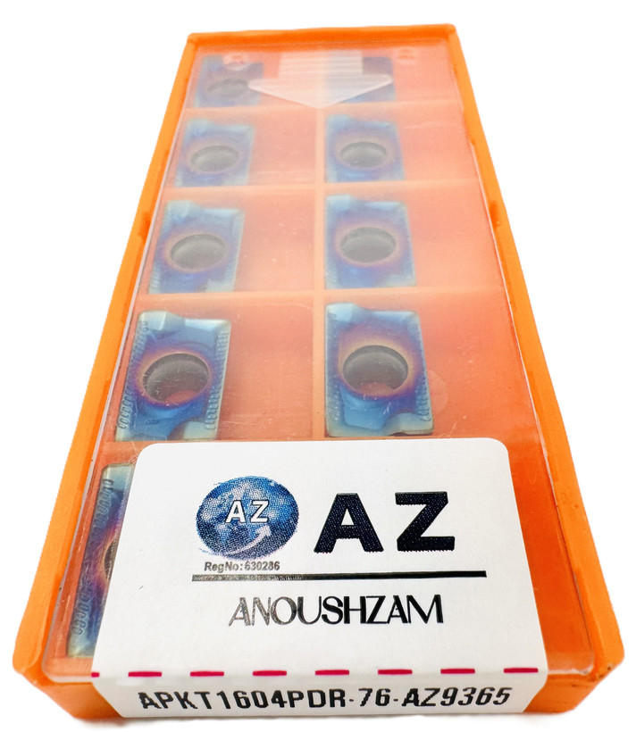 اینسرت تراشکاری برند AZ مدل APKT1604PDR-76 AZ9365