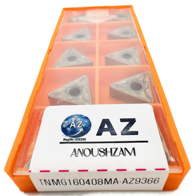 اینسرت تراشکاری برند AZ مدل TNMG160408-MA AZ9366