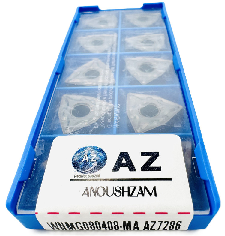 اینسرت تراشکاری برند AZ مدل WNMG080408-AZ7286