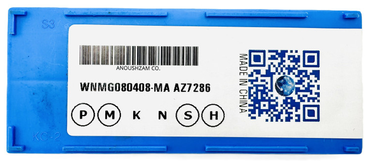 اینسرت تراشکاری برند AZ مدل WNMG080408-AZ7286