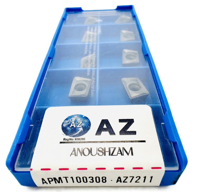 اینسرت تراشکاری برند AZ مدل APMT100308 AZ7211