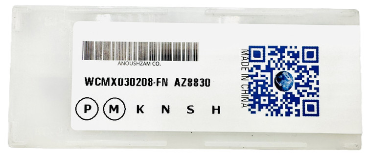 اینسرت تراشکاری یو دریل برند AZ مدل WCMX030208-FN-AZ8830