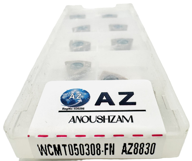 اینسرت تراشکاری یو دریل برند AZ مدل WCMT050308-FN-AZ8830