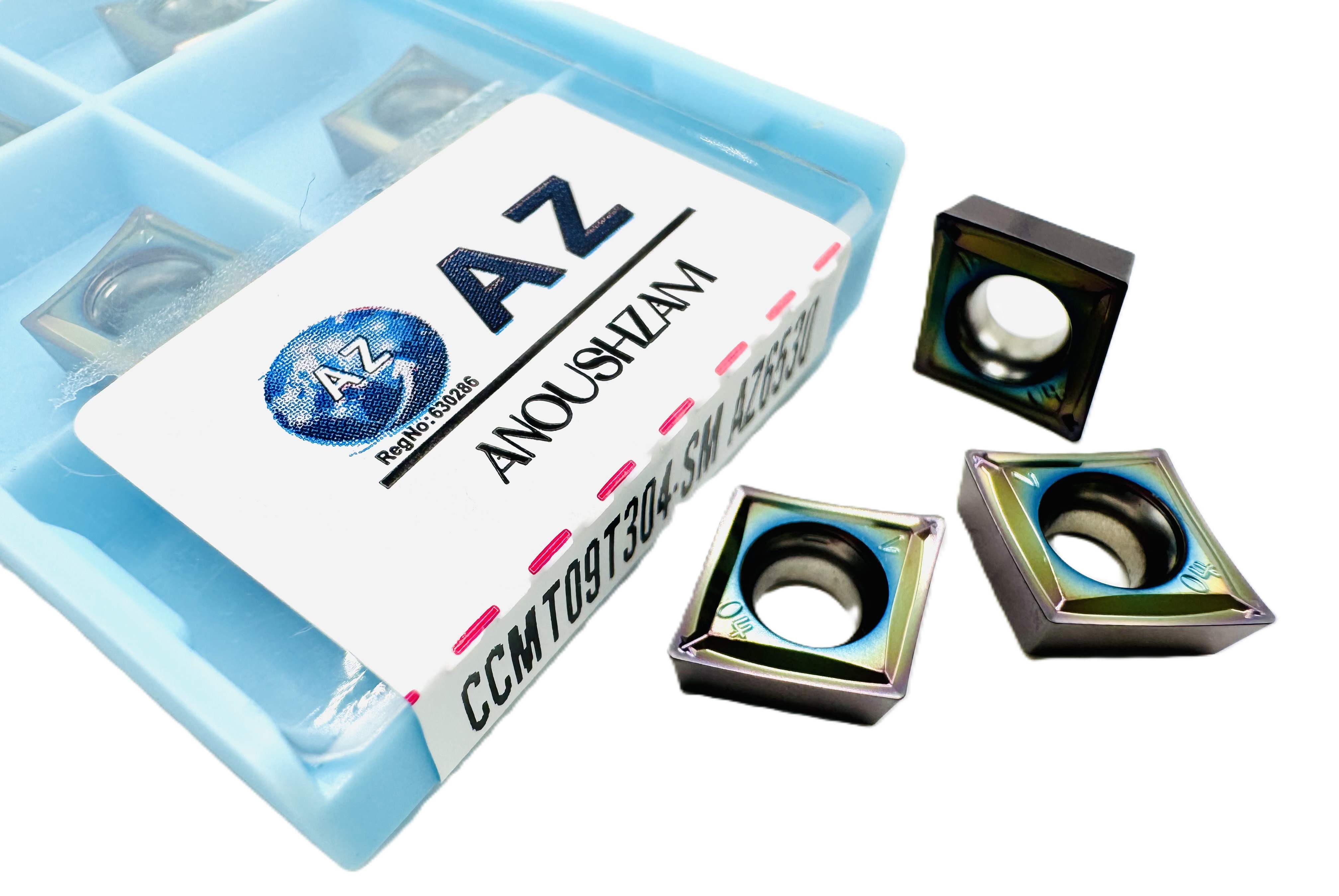 اینسرت تراشکاری برند AZ مدل CCMT09T304-SM AZ6530