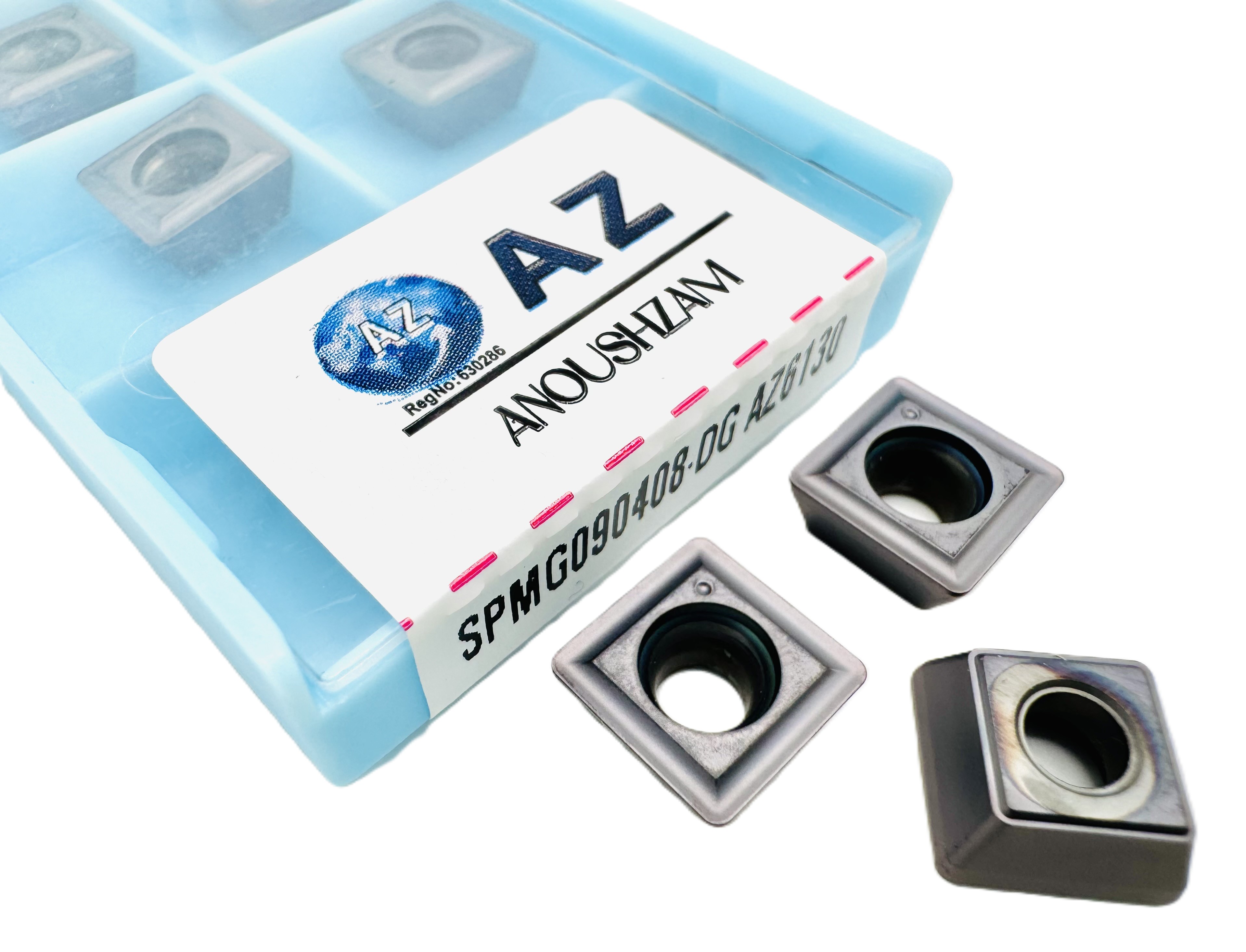 اینسرت تراشکاری  برند AZ مدل SPMG090408-DG AZ6130
