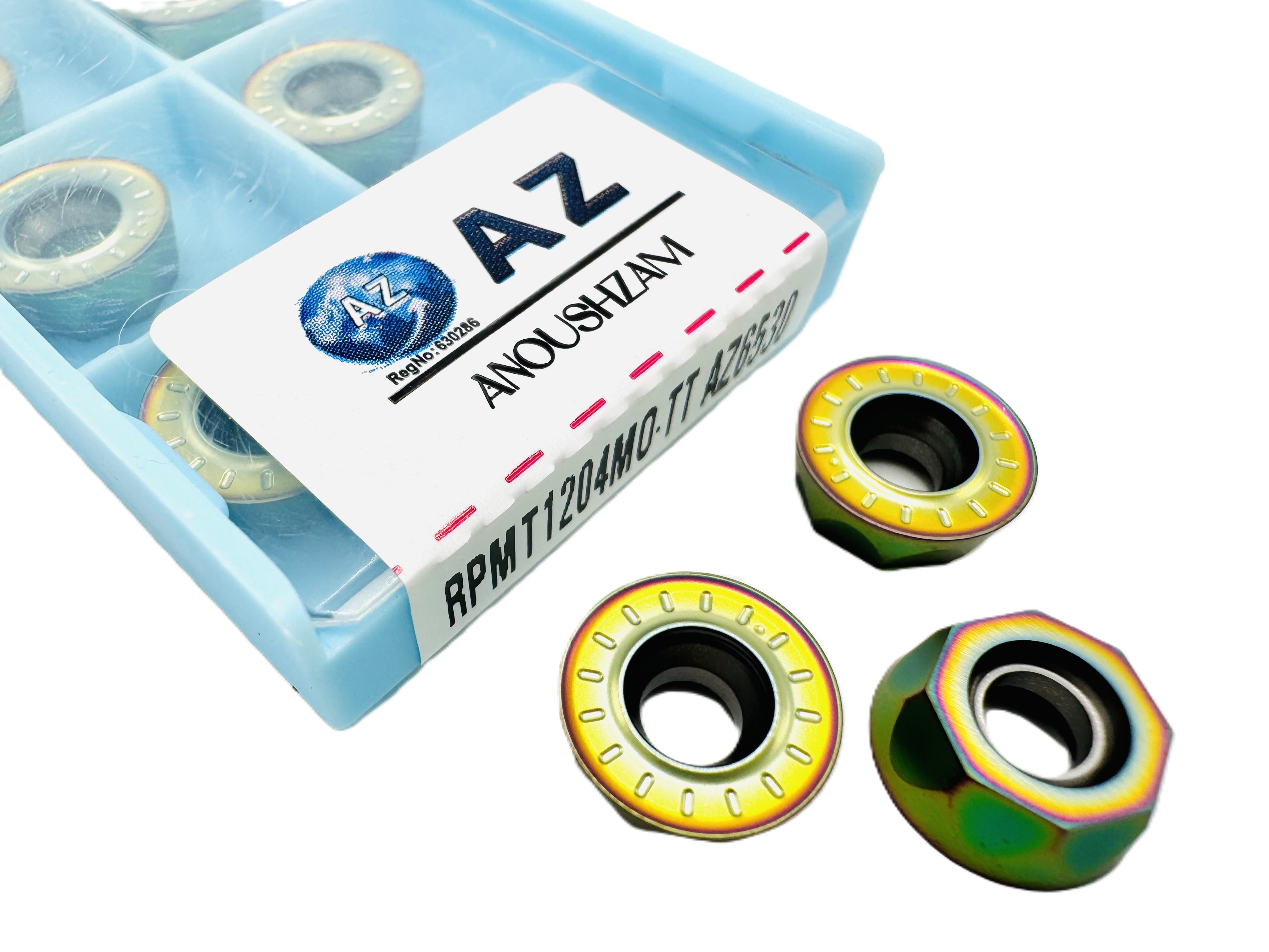 اینسرت تراشکاری  برند AZ مدل RPMT1204MO-TT AZ6530