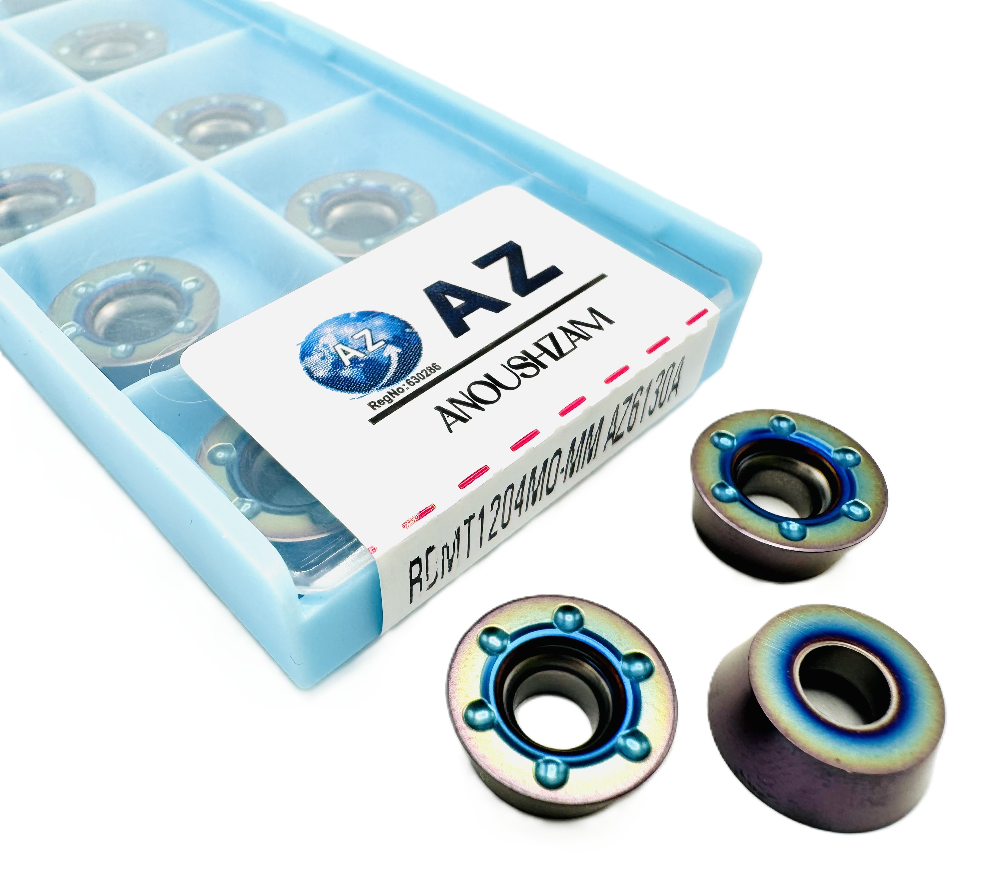 اینسرت تراشکاری  برند AZ مدل RDMT1204MO-MM-AZ6130A