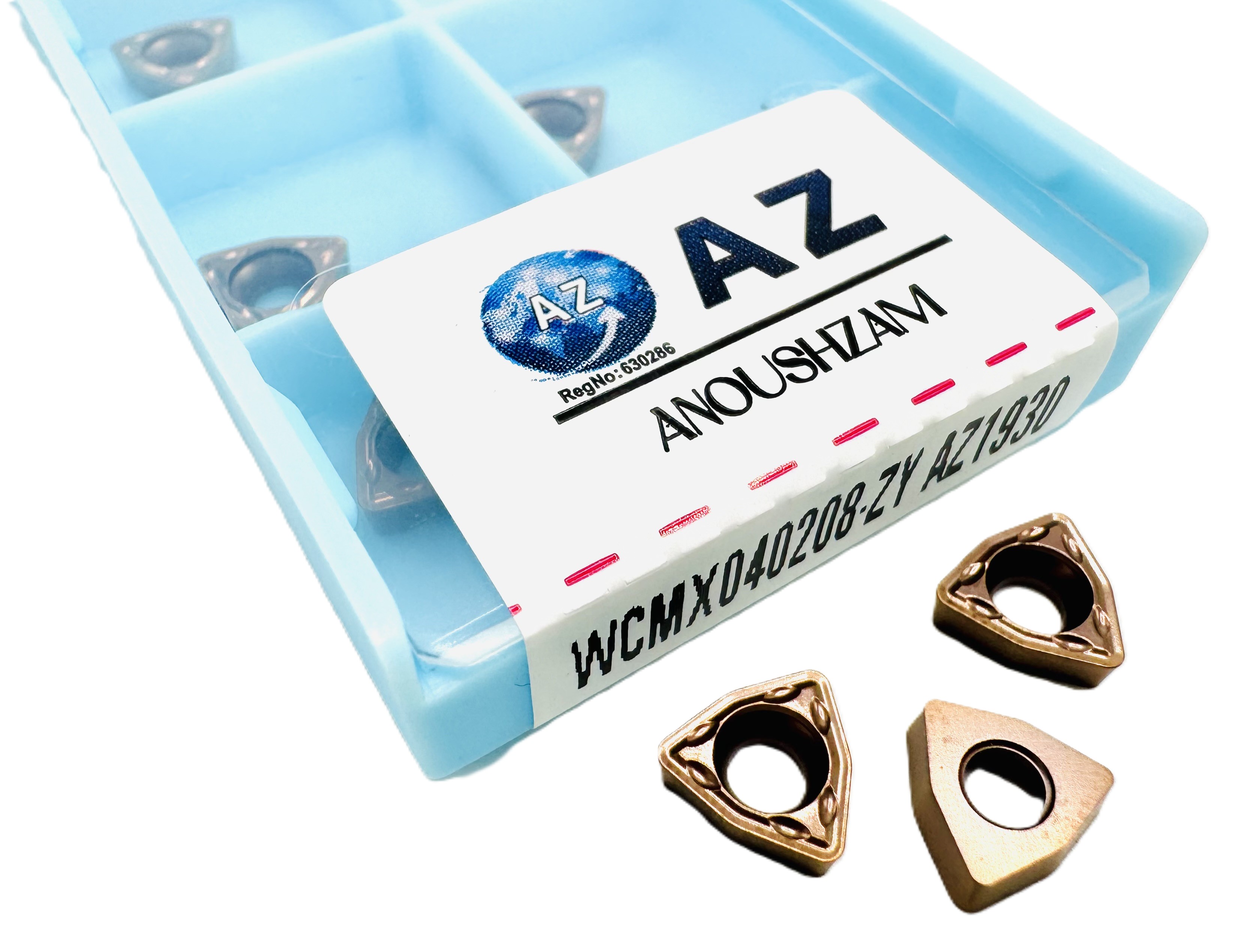 اینسرت تراشکاری  برند AZ مدل WCMX040208-ZY AZ1930