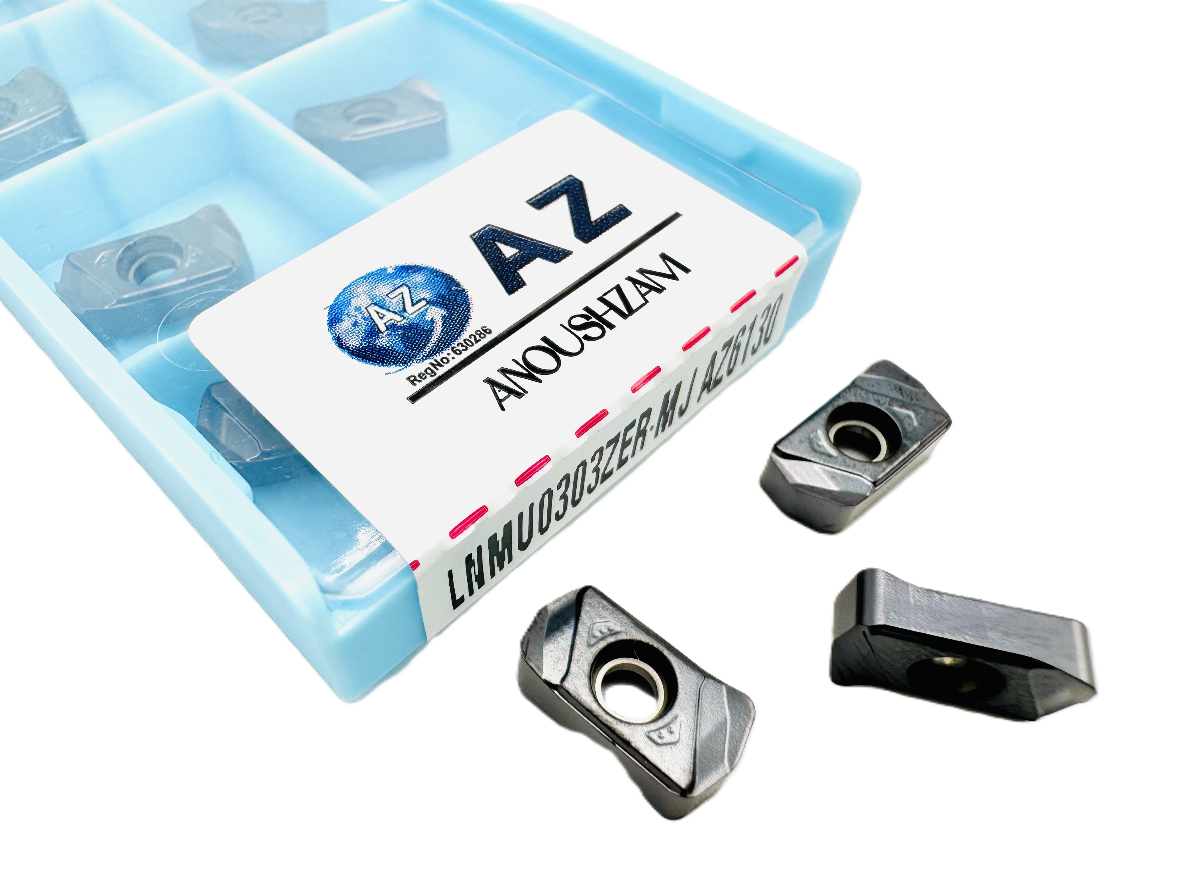 اینسرت فرز کاری برند AZ مدل LNMU0303ZER-MJ AZ6130