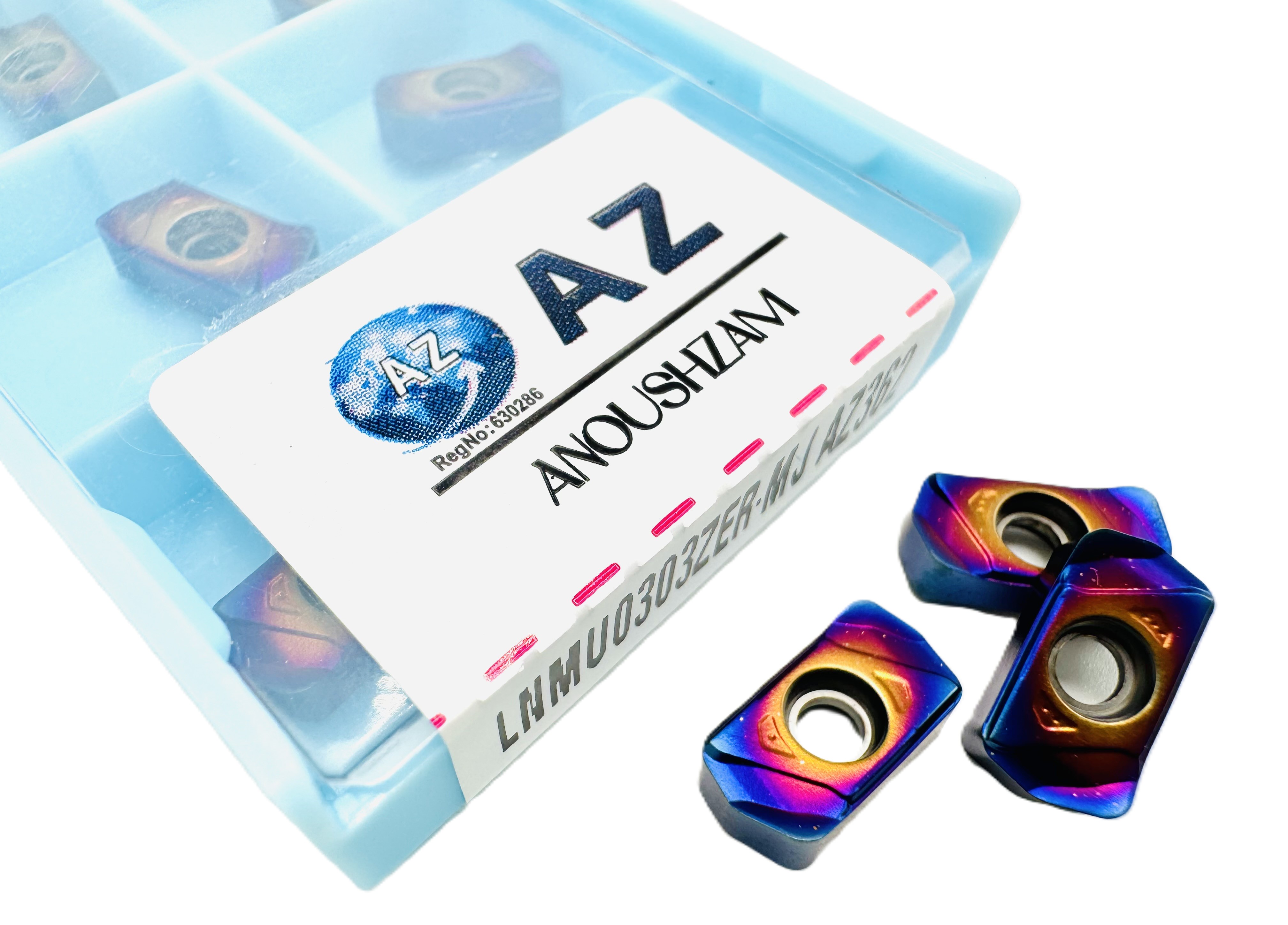 اینسرت فرز کاری برند AZ مدل LNMU0303ZER-MJ AZ362