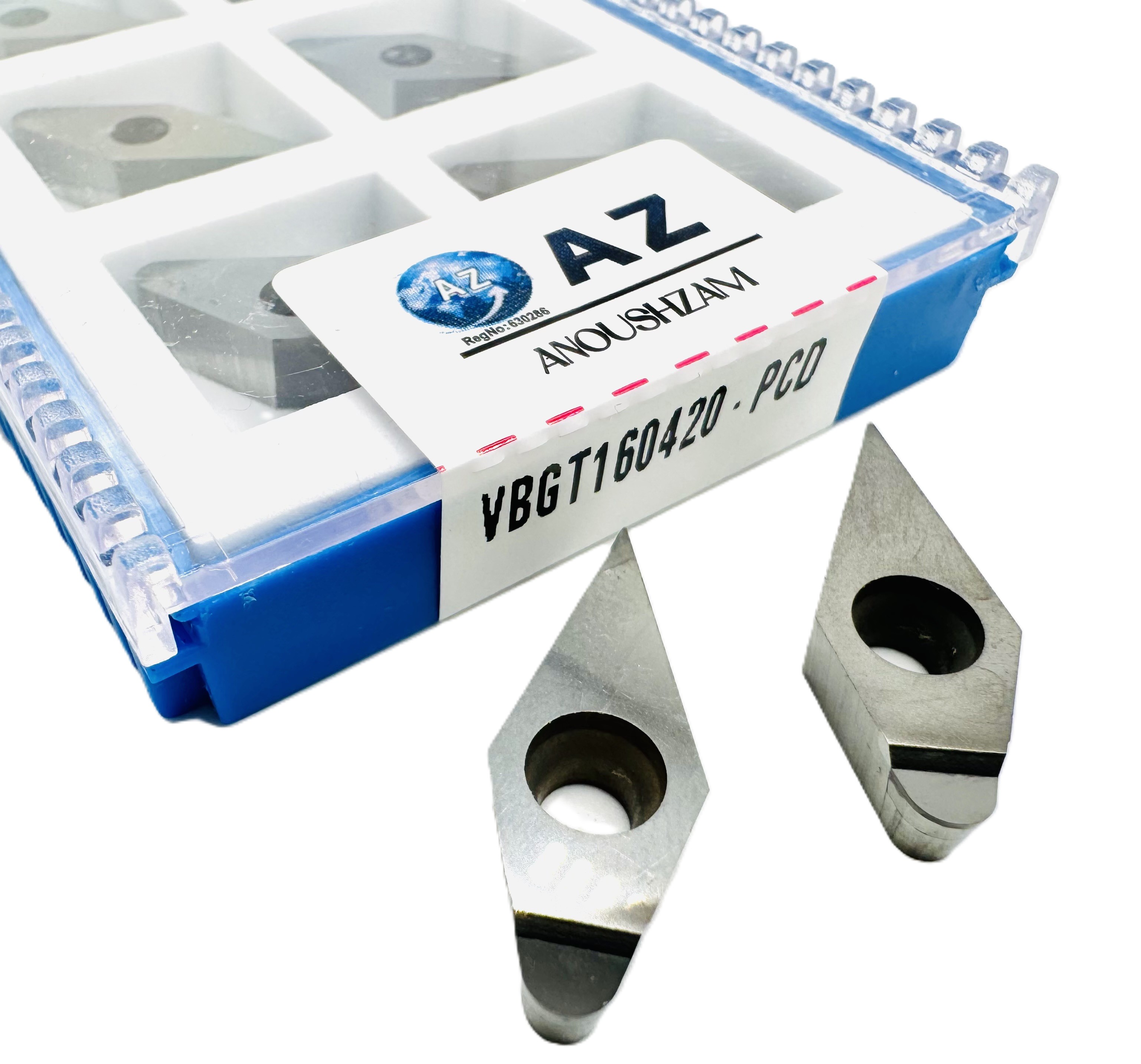 اینسرت تراشکاری  برند AZ مدل VBGT160420-PCD