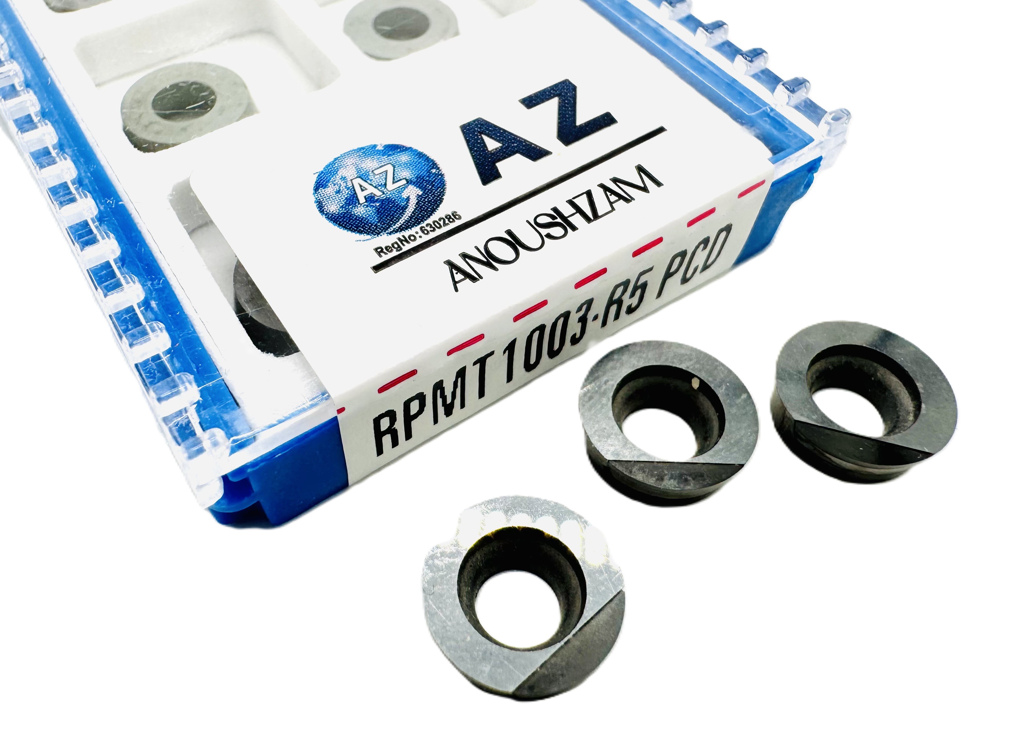اینسرت تراشکاری  برند AZ مدل RPMT1003-PCD