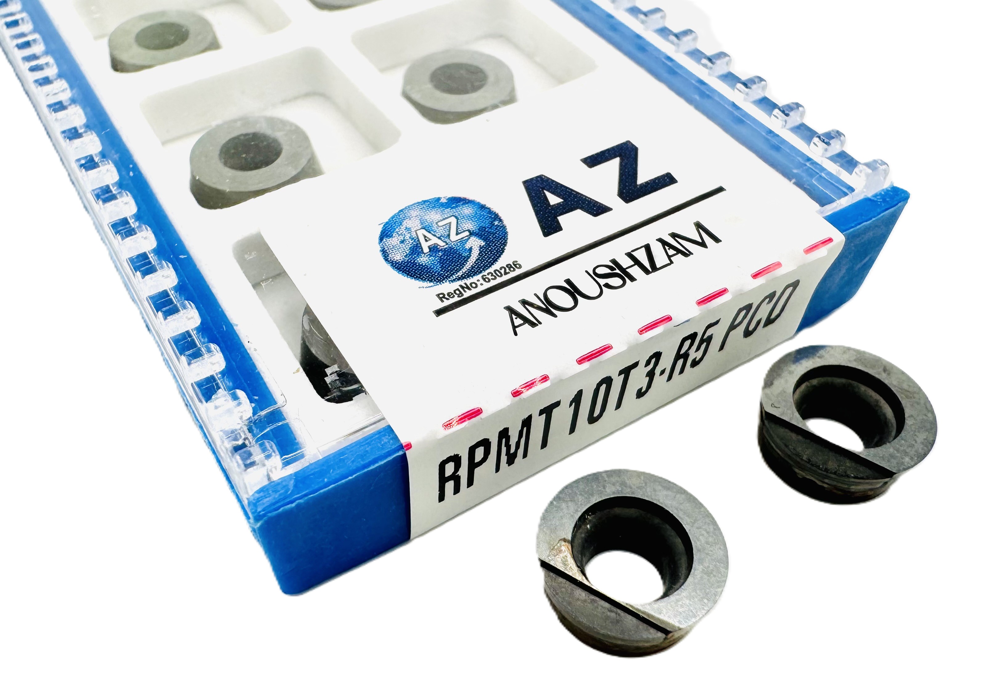 اینسرت تراشکاری  برند AZ مدل RPMT10T3-PCD