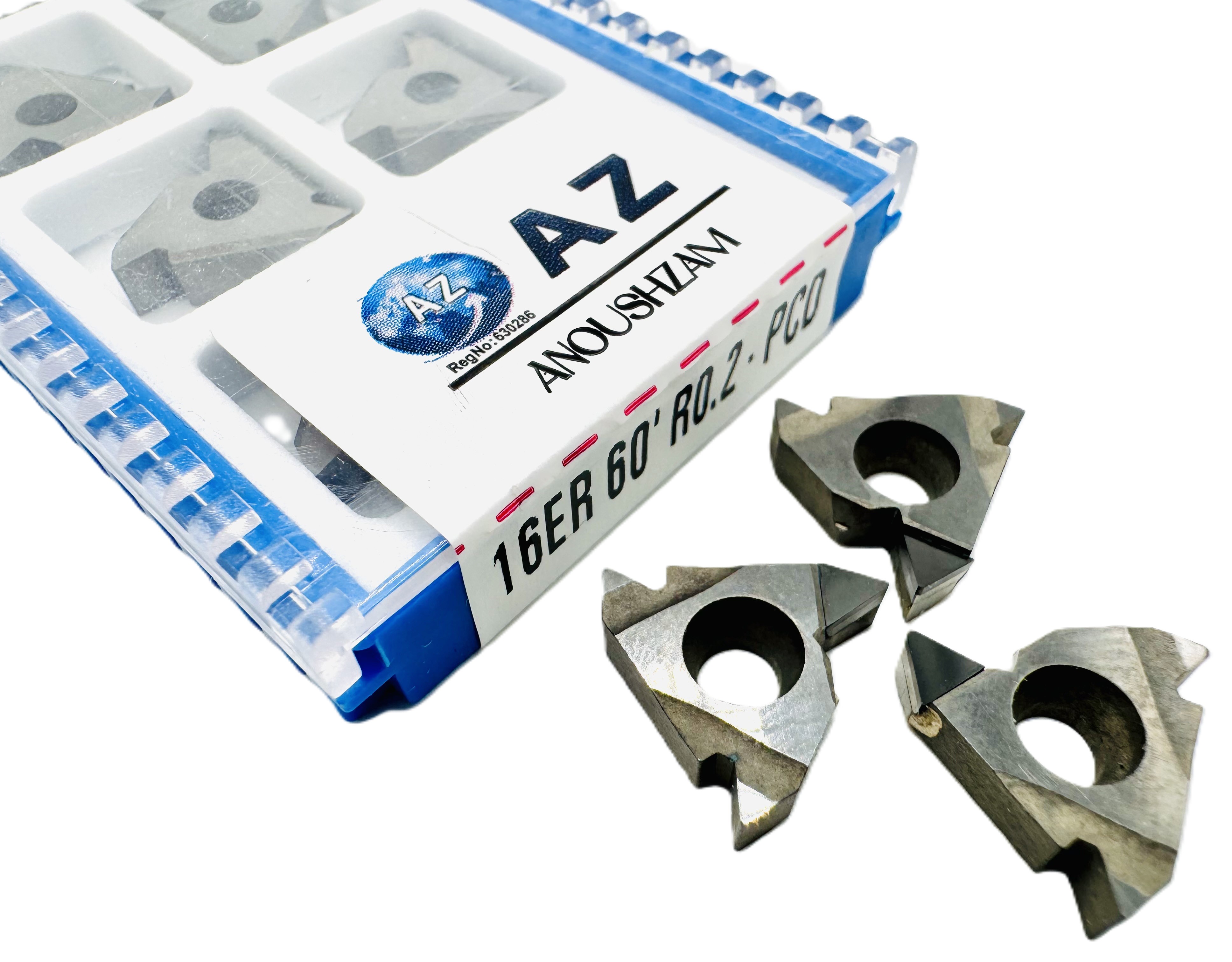 اینسرت تراشکاری  برند AZ مدل 16ER AG60-PCD